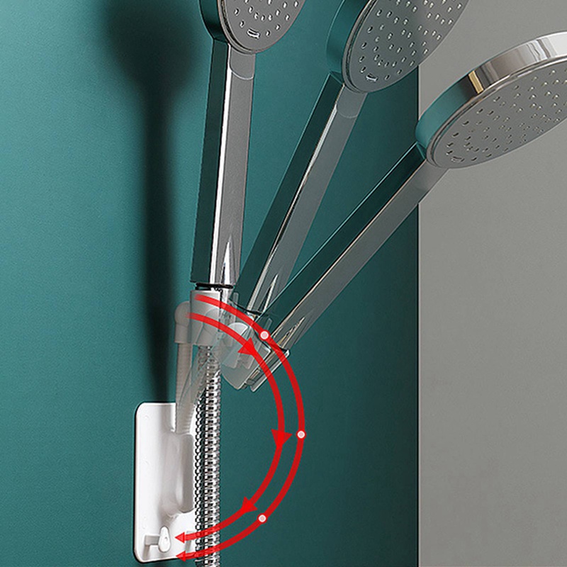 Support Universel Pour Pommeau De Douche Tecuro – Adaptable Aux Colonnes Ø 18 Mm | Fixation Réglable 360° - 2