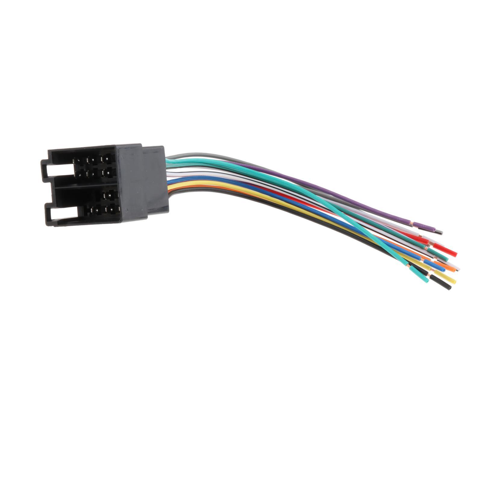 Stereo Wiring Harness Plug and Play Parts Replacement Wiring Harness Cable Fit for Peterbilt Tractor Radio Trailers Truck