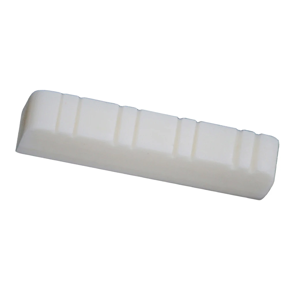 White Bone Mandolin Bridge Nut for DIY Mandolin Parts Accessories 28x5x7mm