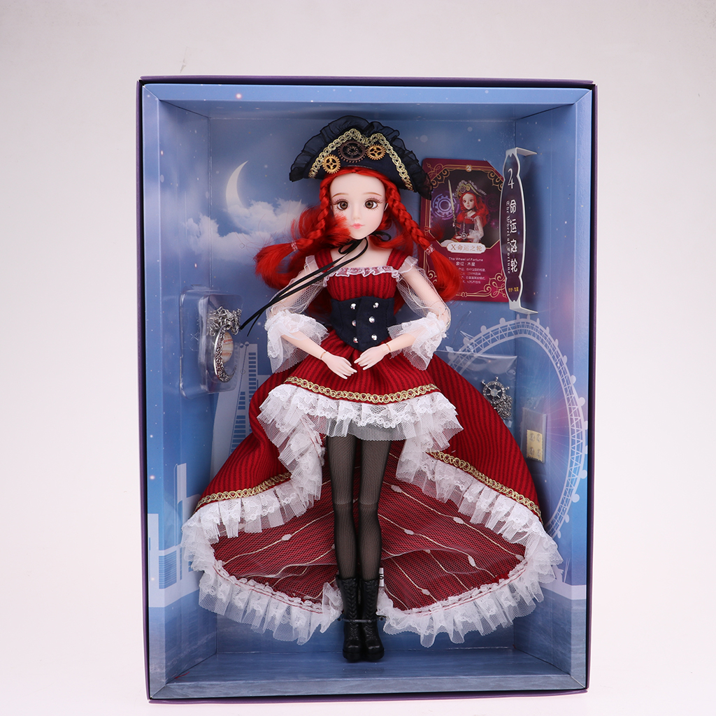 Super Flexible Ball Jointed Doll 1/6 12 Inch 14 Joints Doll Tarot Cards Wheel of