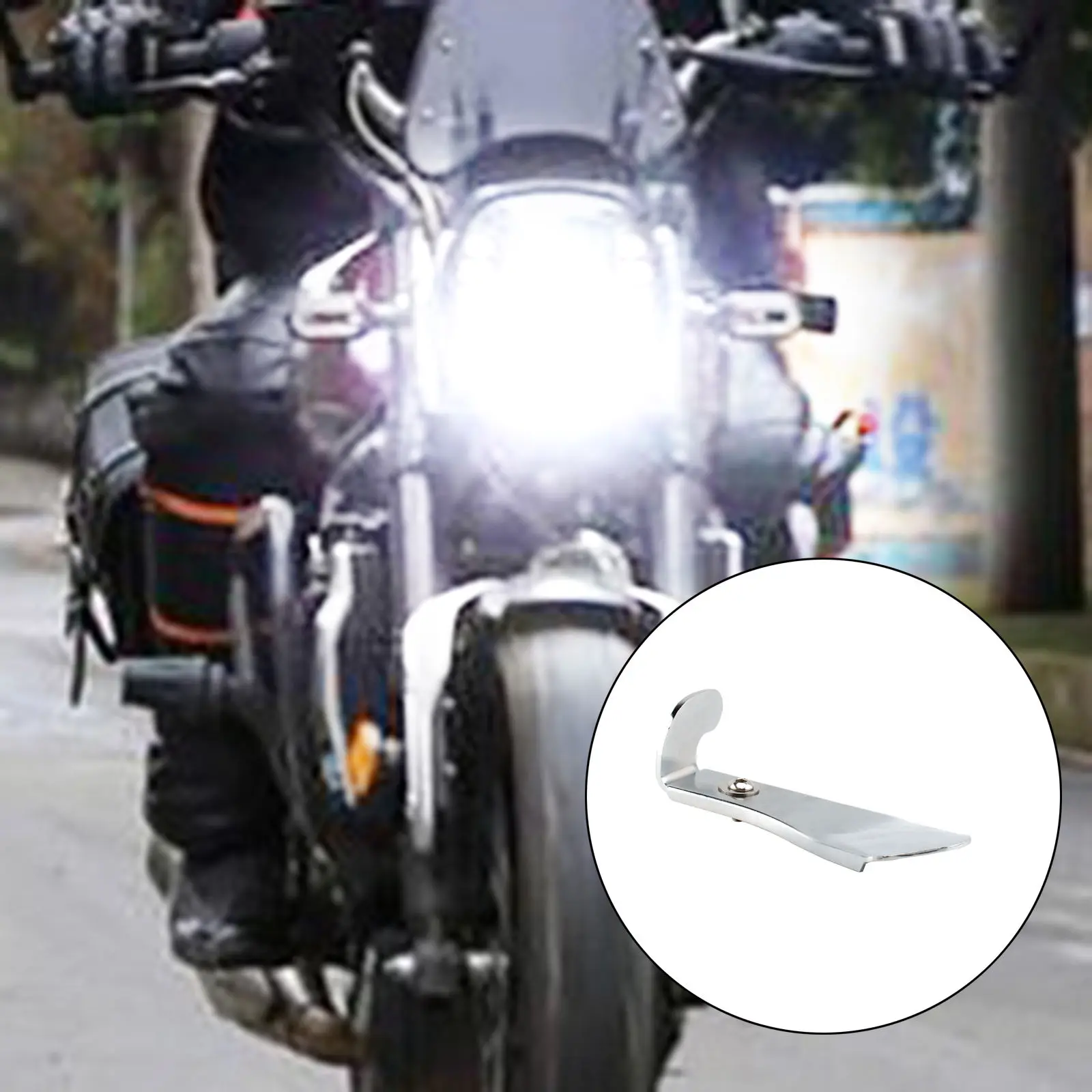 Side Stand Extension Chrome Kickstand Motor Parts Replace Decoration Motorbike Board Fit for XL1200C XL883C