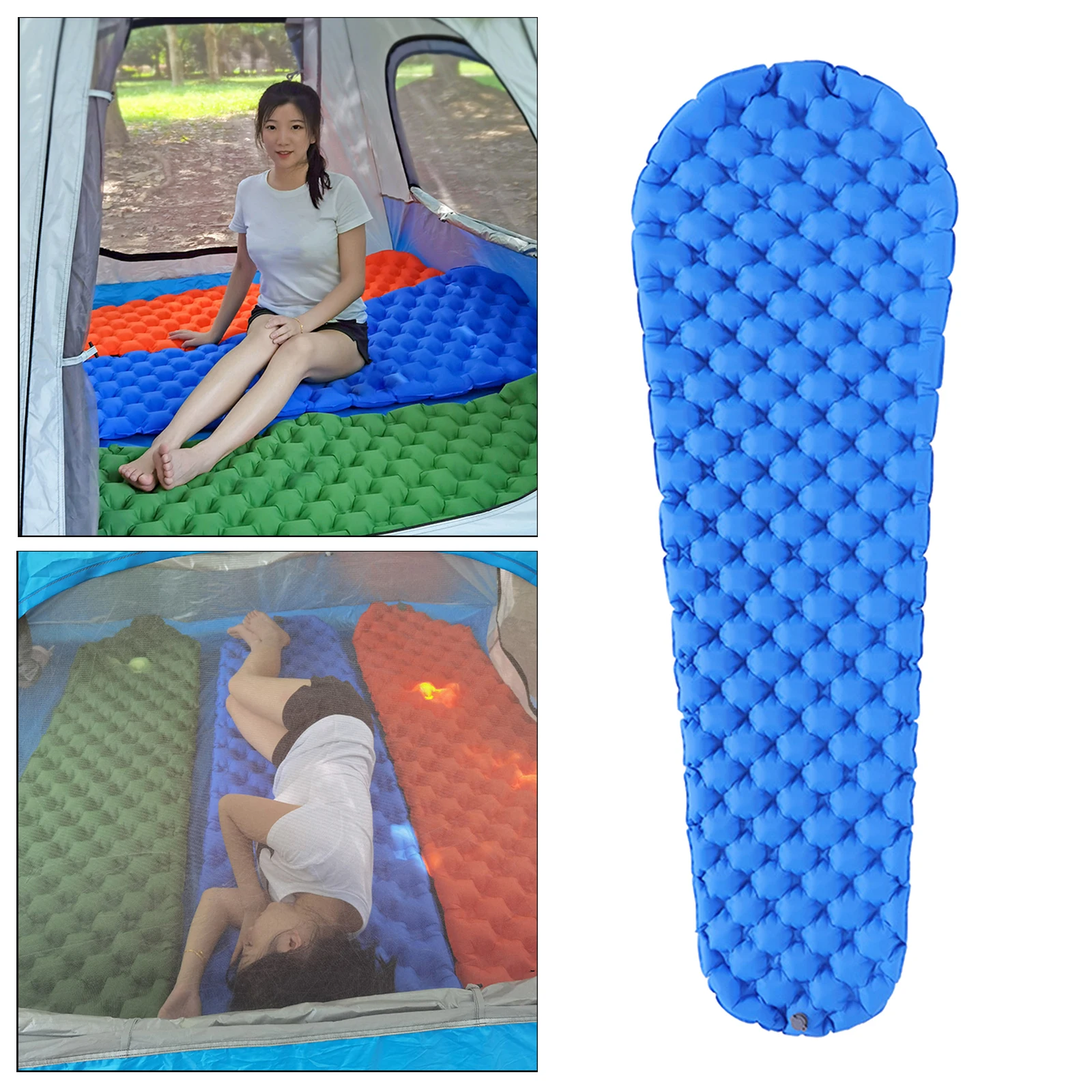 Ultralight Sleeping Pad Camping Inflatable Comfortable Picnic Tent Sleep Mat