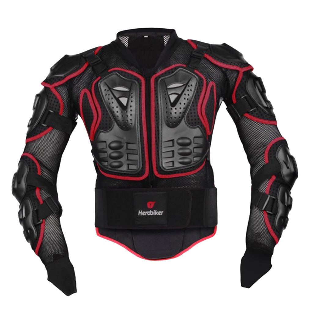 Motorcycle Full Body Protective Armor Jacket Spine Chest Protection Durable Unisex Body Protection