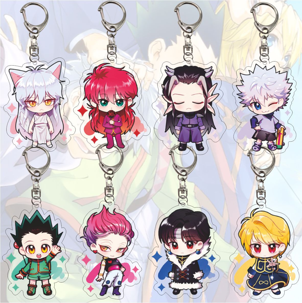 1 Pcs Kawaii Anime Hunter X Hunter Cosplay Keychains Figure Killua Zoldyck  Hisoka Acrylic Bag Pendant Keyrings Toys Kids Gifts - Action Figures -  AliExpress