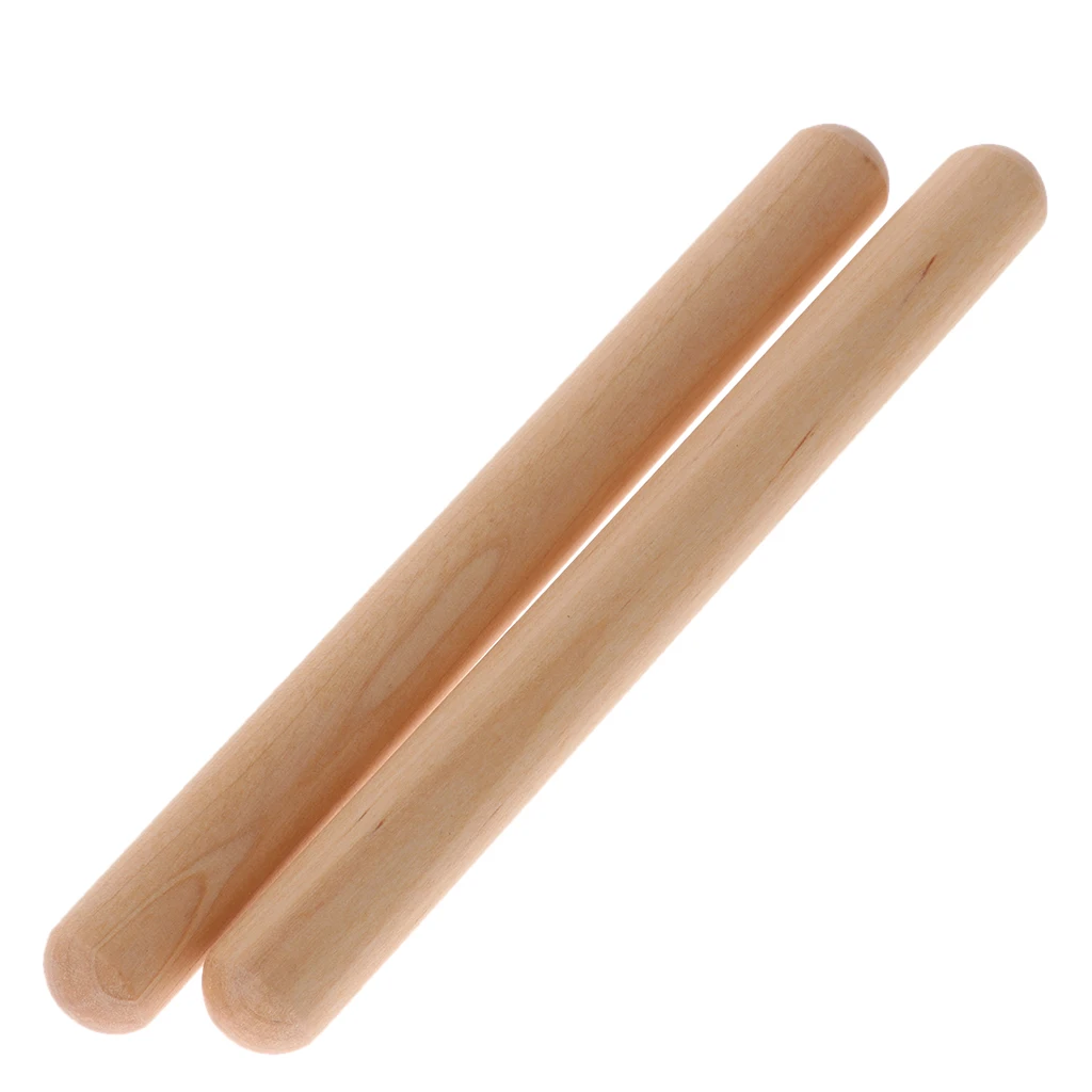 Rhythm Sticks Wooden Drum Sticks, Classic Claves Percussion Instrument, Kid Children Musical Toy Rhythm Learning