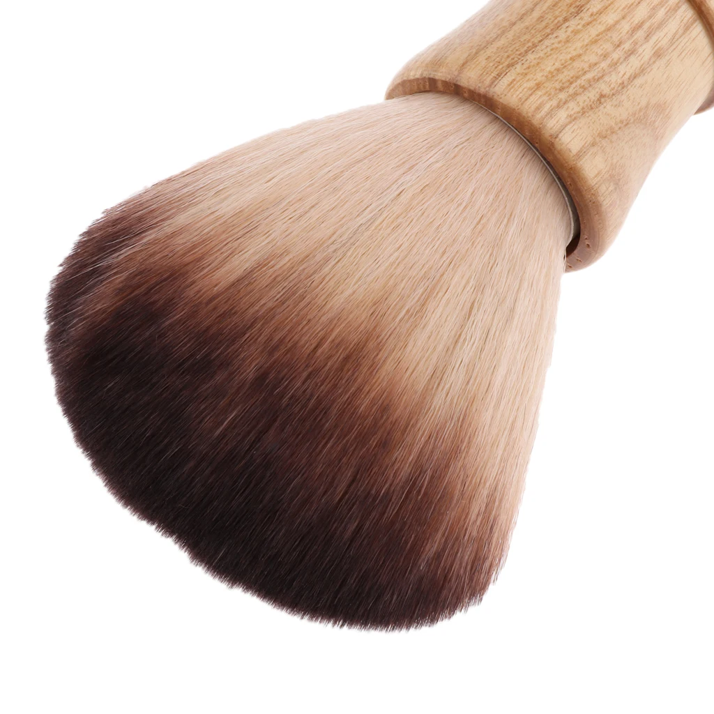 Barber Salon Soft Neck Face Duster Brush Shaving Hair Cutting Cleaning Brush