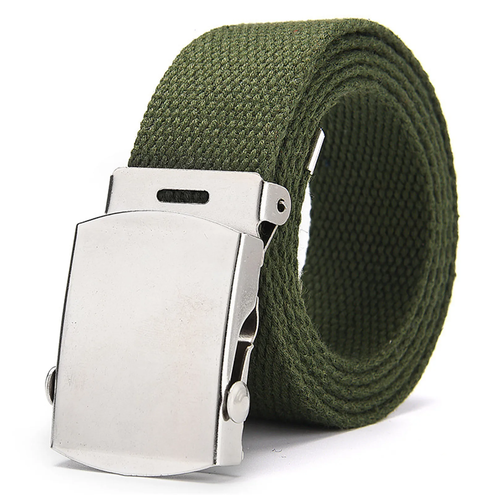 High Quality Canvas Belt Unisex Luxury Strap Tactical Military Canvas Waistband Outdoor Training Belt Metal Buckle Belts Black belts