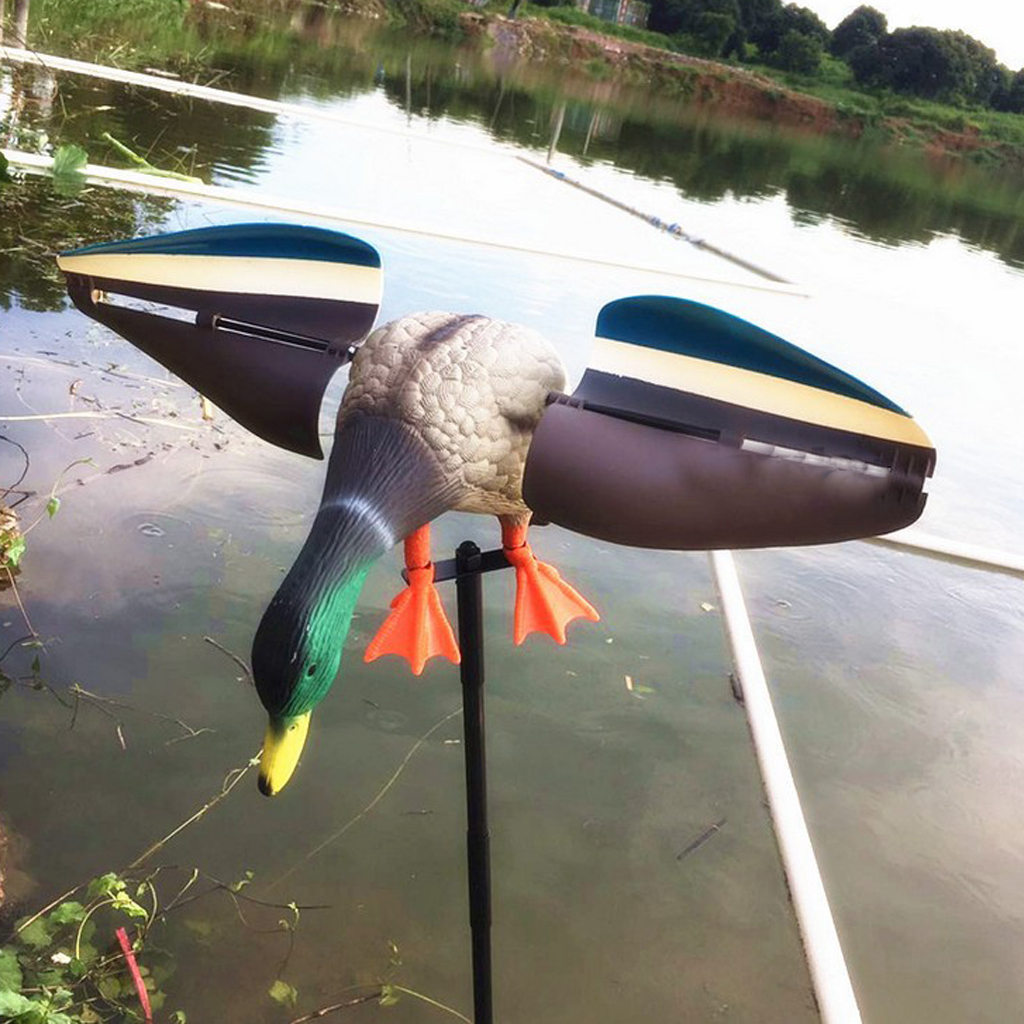 Wind Duck Decoy Outdoor   Wing Mallard Flying Duck Decoy for Hunting Garden