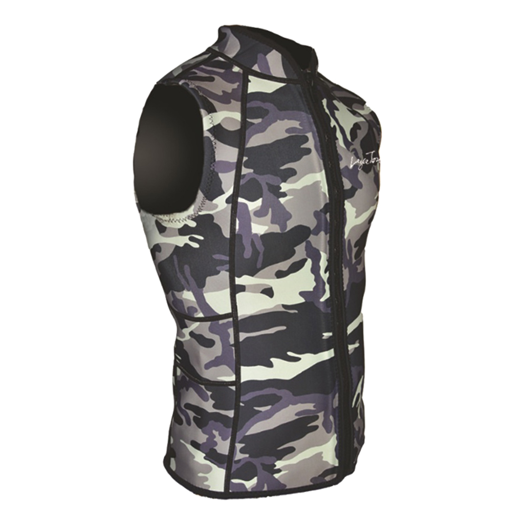 MagiDeal Dive Surfing Vest Adults Swimming Zipper Sleeveless Wet Suits Tops