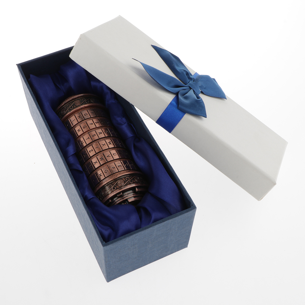 Da Vinci Lock Code with Gift Box Annversary Gift Letter Escape Password Props