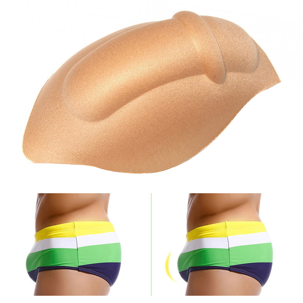 Men Enlarge  Pouch Pads, Sexy Swim Trunk Safety Sponge Mats Inside Swim Brief Shorts Underwear Coasters