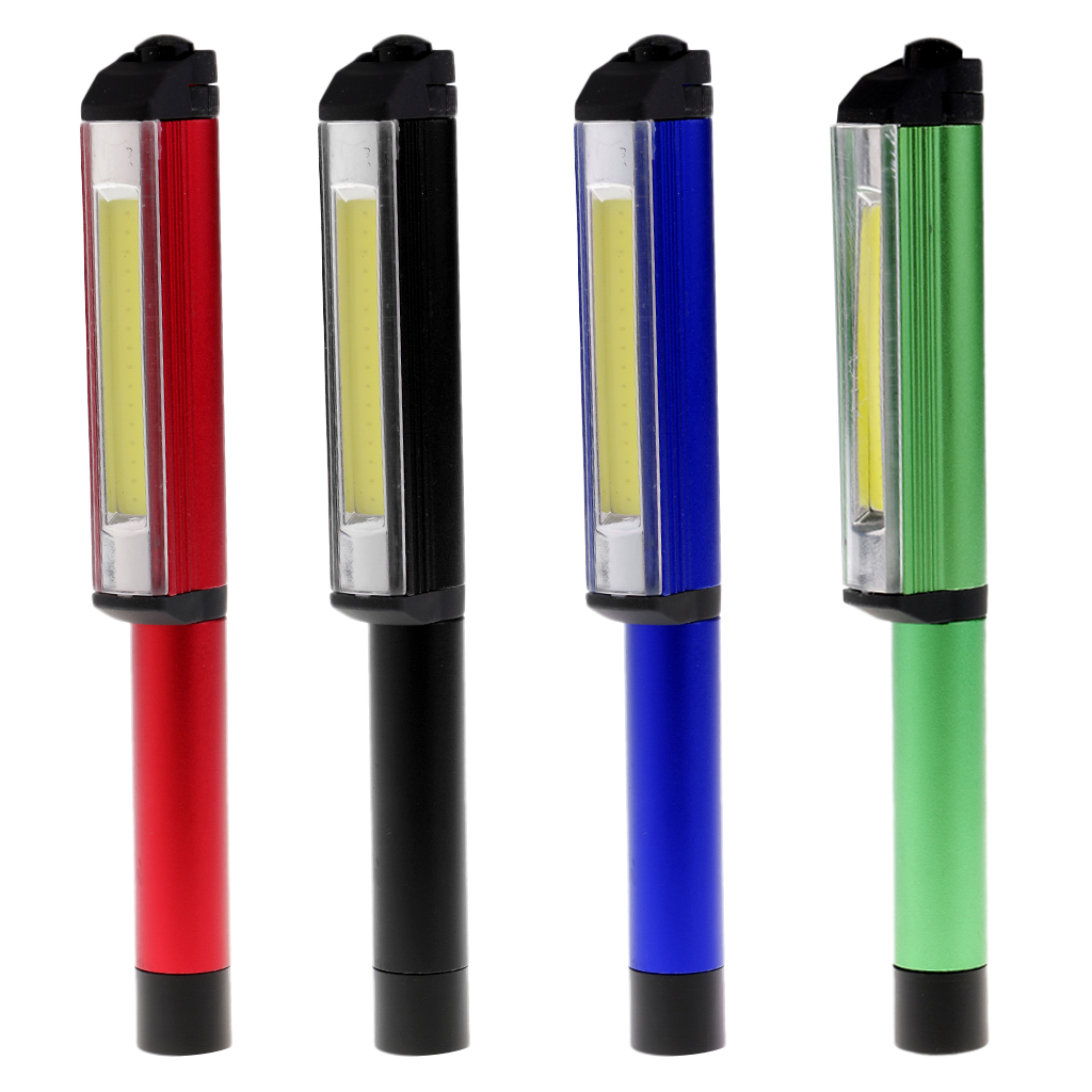 Super Bright LED Pen Light Inspection Torch Work Light with Clip  for Outdoor Camping Car Repair
