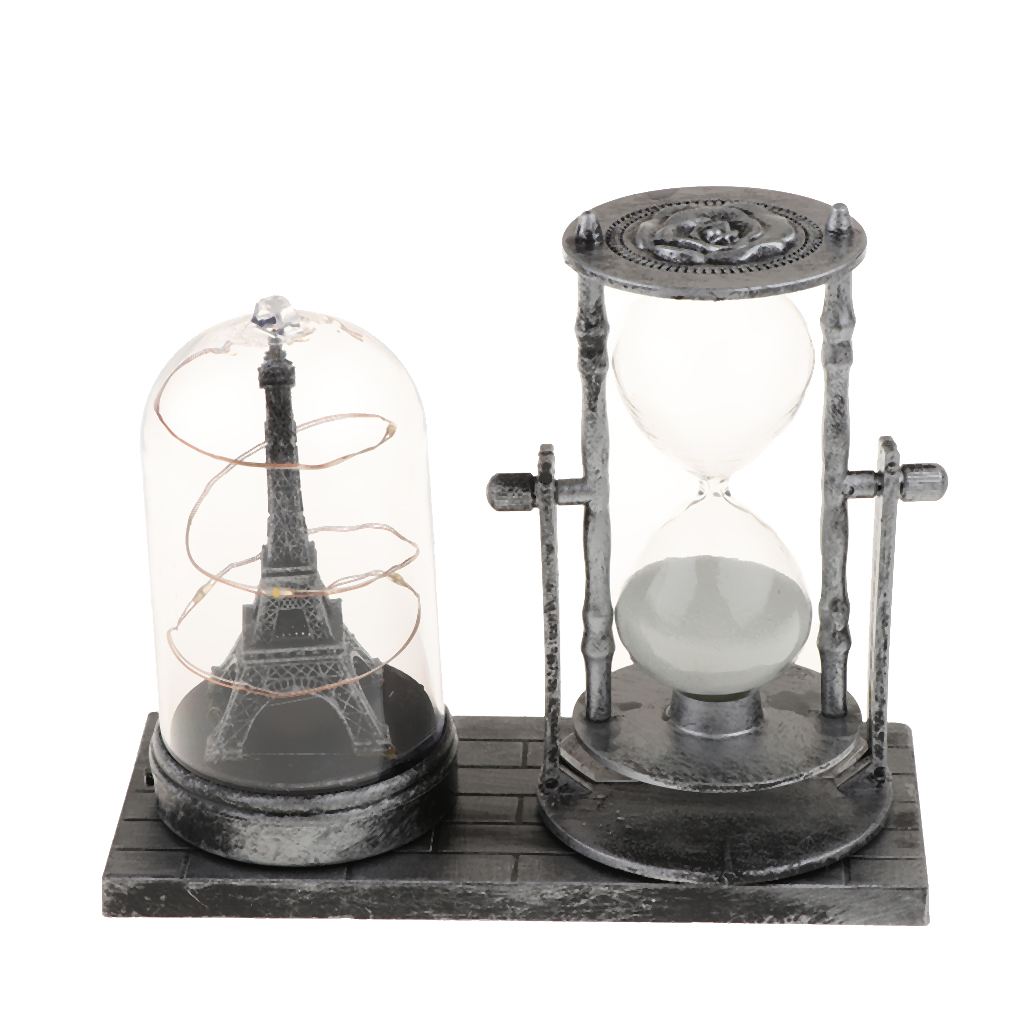 Hourglass Sand Timers - Combination of Tower and Sand Hourglass Decorative Ornament Art Crafts Housewarming Gift