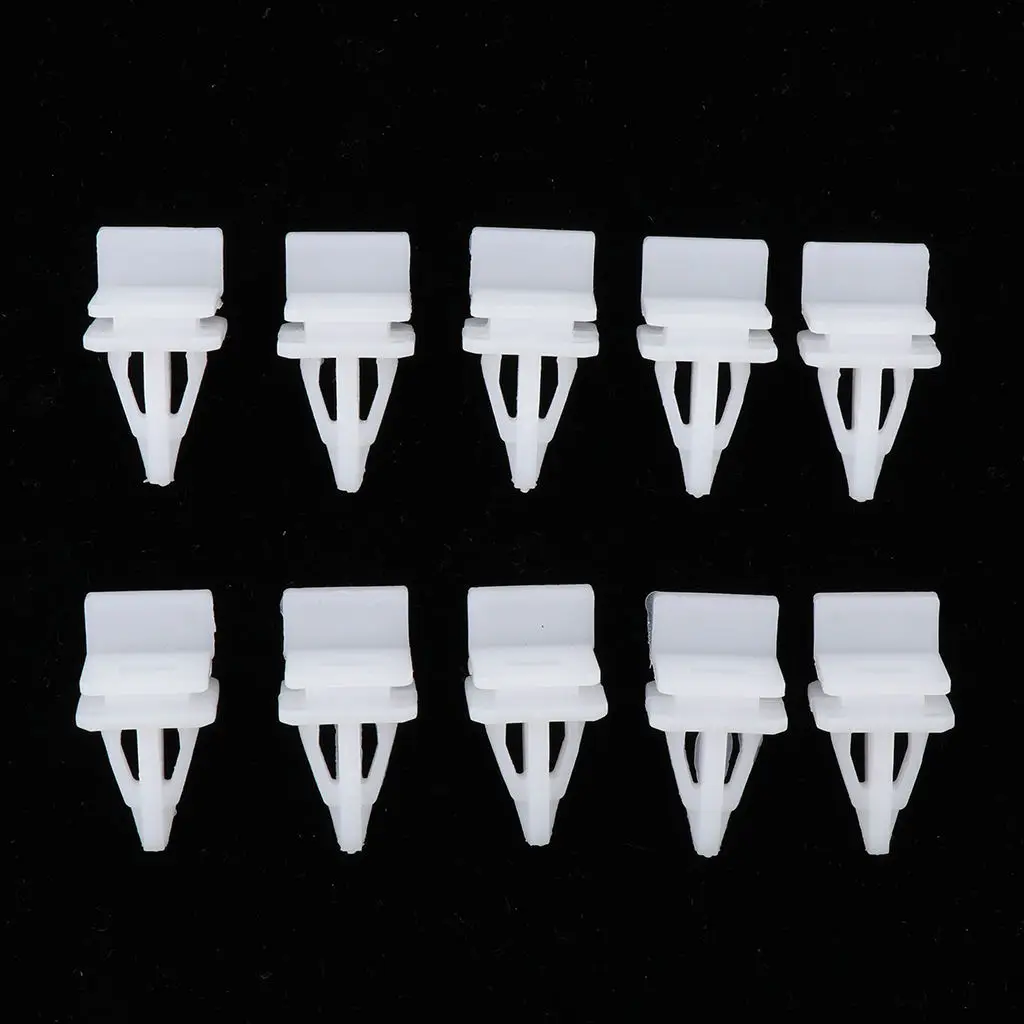 10 Pieces White Plastic 20*18*35mm Rocker Panel Moulding Clip for RL 96-04 RL 96-04