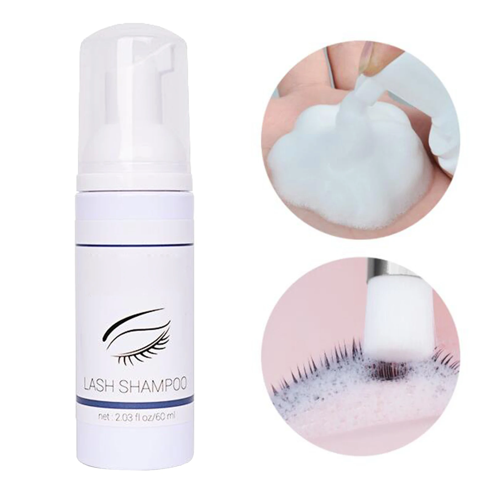 Eyelash Extension Cleanser Eyelid Foaming Cleanser Lash Foam Shampoo for