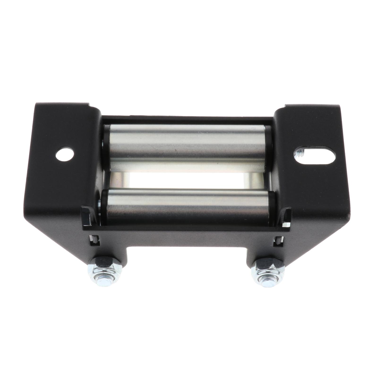 Universal ATV Winch Roller Fairlead Winch Roller Rope Guide Galvanized for ATV Winches Alloy Truck Standard Mount Pattern
