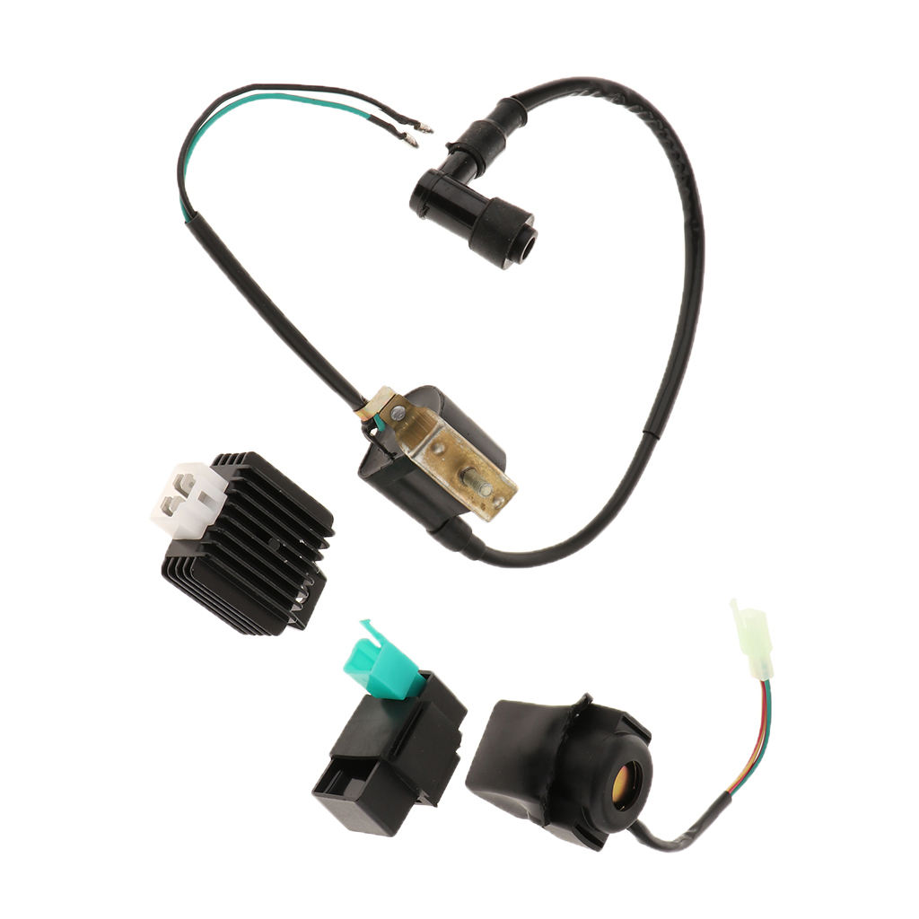Performance Ignition Coil + AC CDI + Starter Relay Solenoid for 90cc ATV