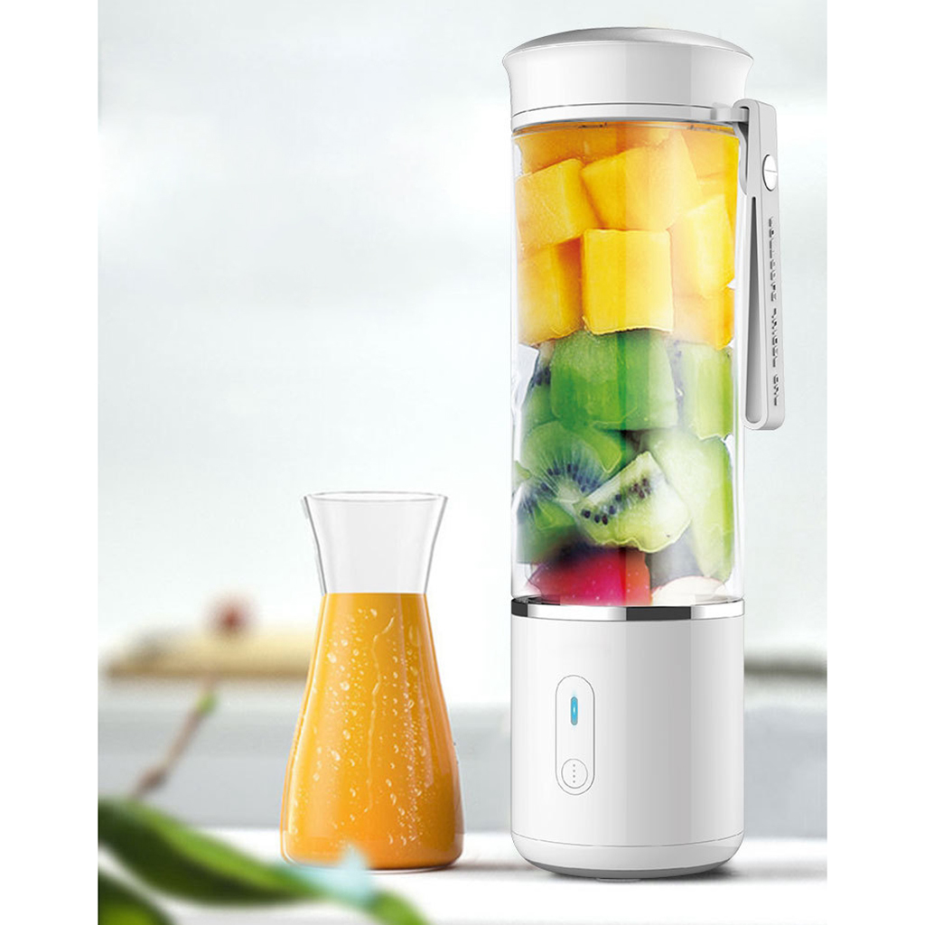 500ml Portable Juice Blender USB Juicer Cup Multi-Function Fruit Mixer 6 Blades