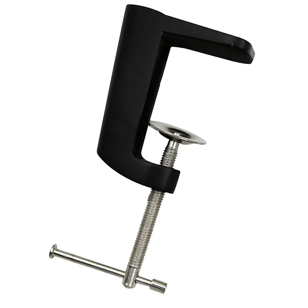 Black Table Lamp Clip Lamp Clamp Base Adjustable Arm Clamp Mounting Bracket