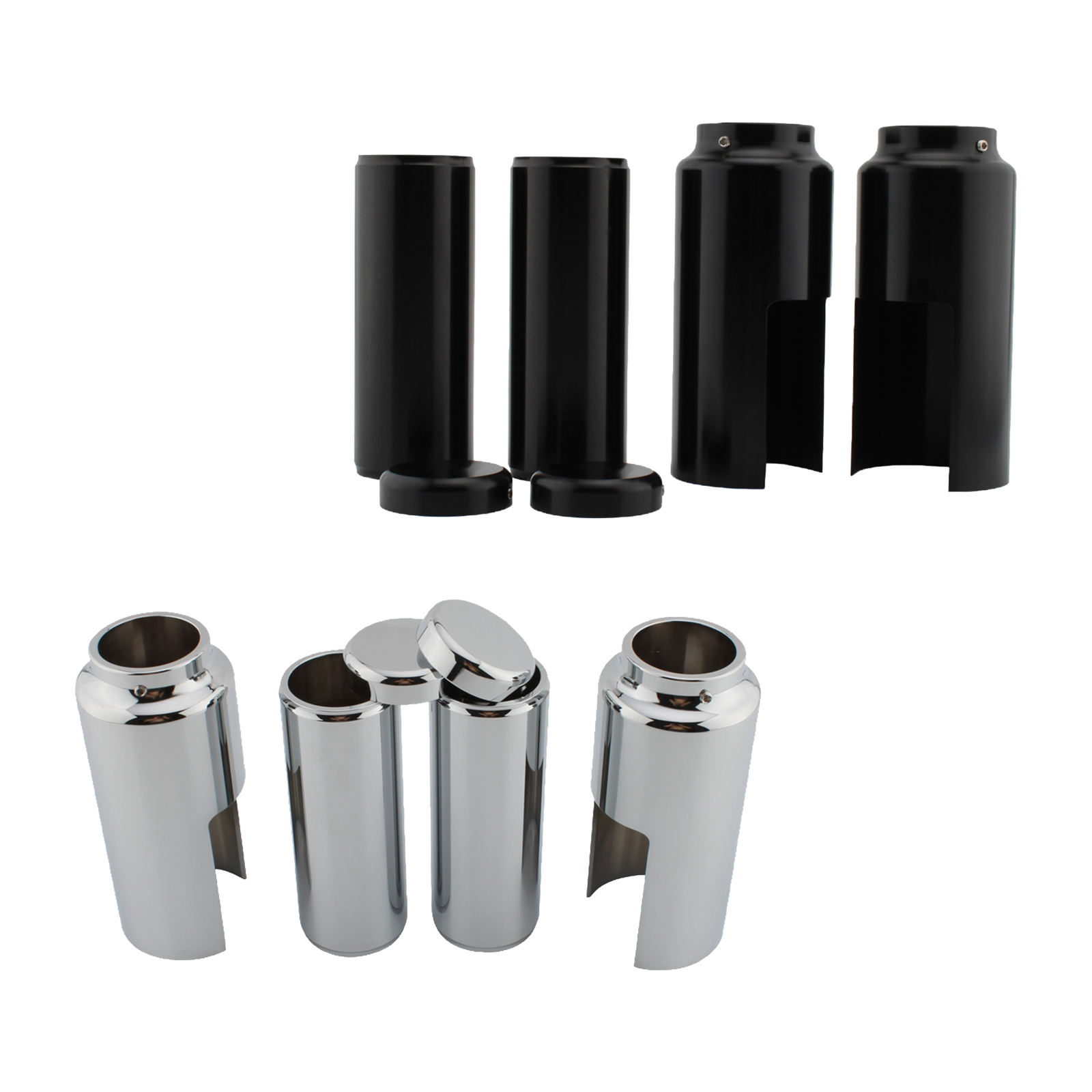 Motorcycle Full Fork Cover Set Tube Cover for Street Bob 18-21 Motorbike Replace Parts Acc