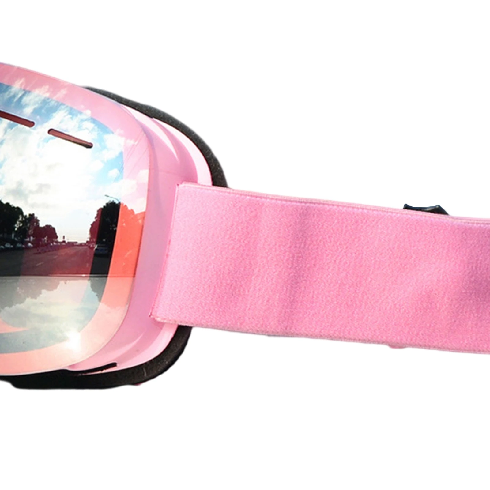 Magnetic Ski Goggles Dustproof Frameless UV Protection Glasses for Skiing