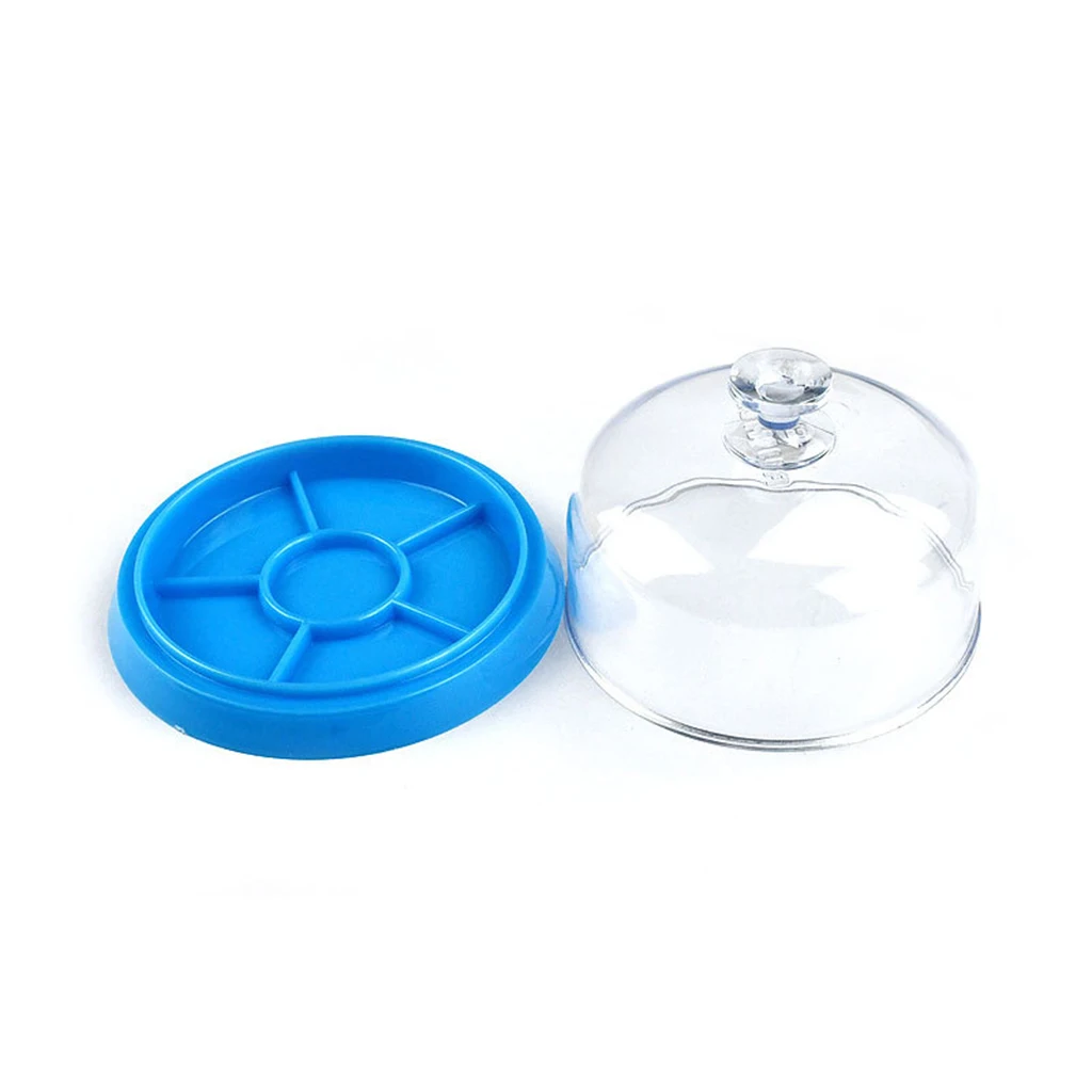 Watch Parts Holder Tray Plastic Dustsheet Cover Watch Movement Dust Cover Moistureproof for Watches Movement Parts
