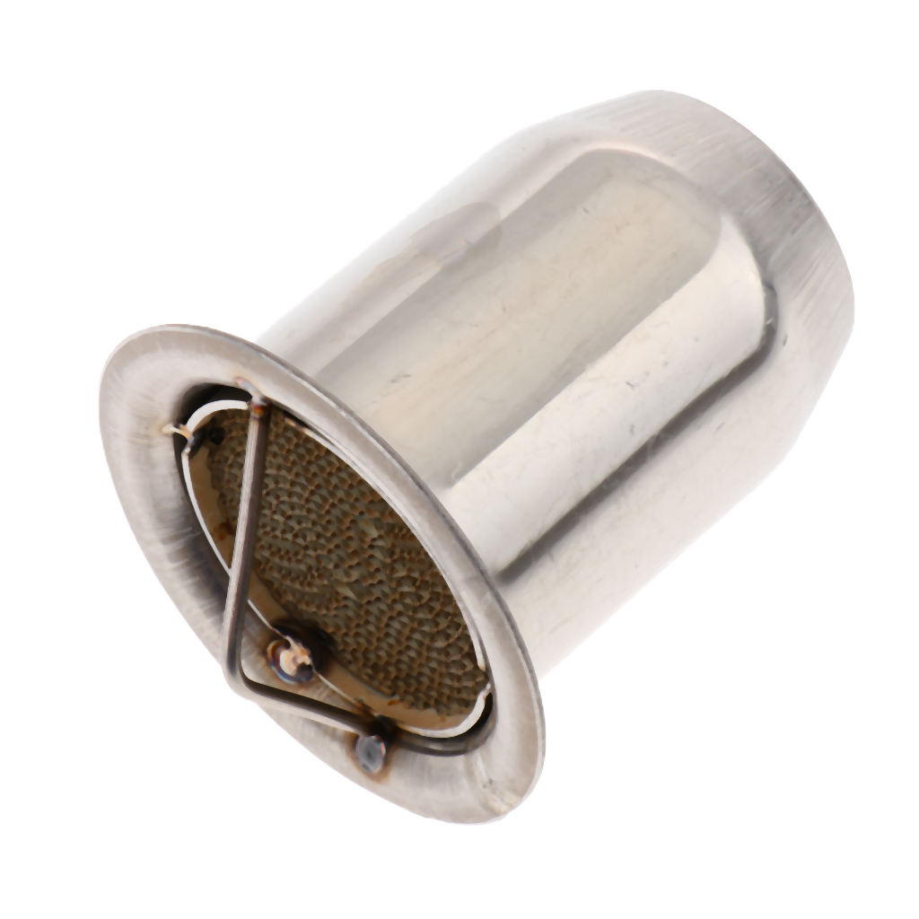 60mm ATV Exhaust Muffler Baffle Silencer DB Killer -on, Stainless Steel