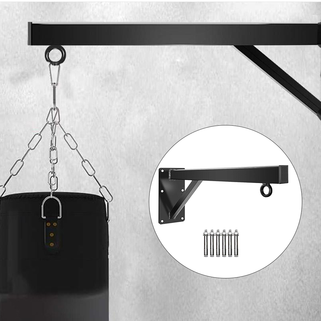 Wall Mount Punch Bag Bracket Heavy Bag Hanger Speed Boxing Bag Stands Ceiling Hook Rack Gym Home Exercise Fitness