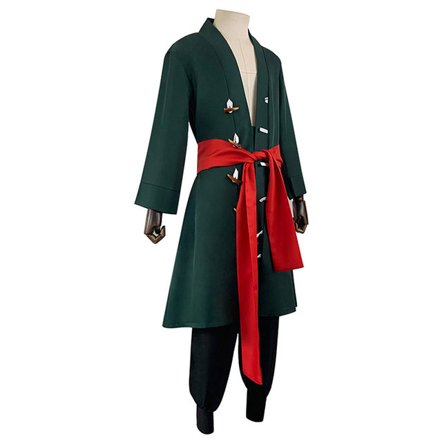 Anime One Piece Cosplay Costume Zoro One Piece Lolita Kimono Vestido  Completo Sets Personalizados Feito Presente de Halloween Feminino