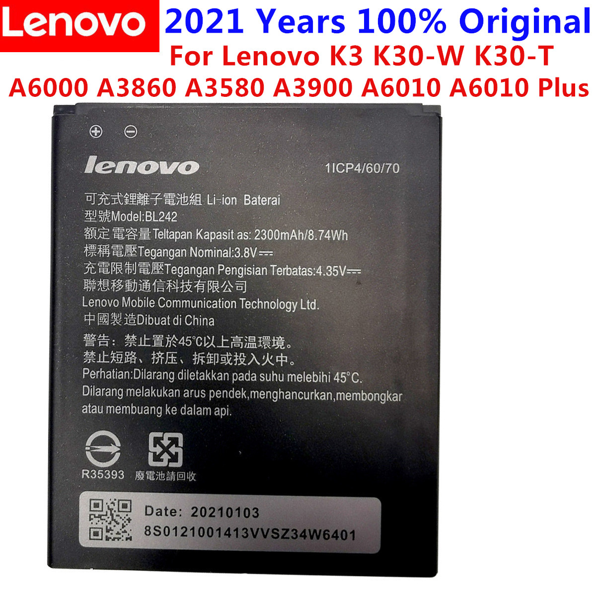 lenovo mobile a6000 battery price