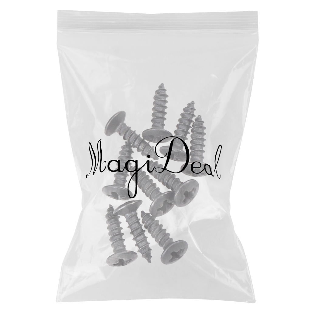 50 Pieces Screws Guitar Pickguard Fastening Screws Electric Guitar Bass Accs