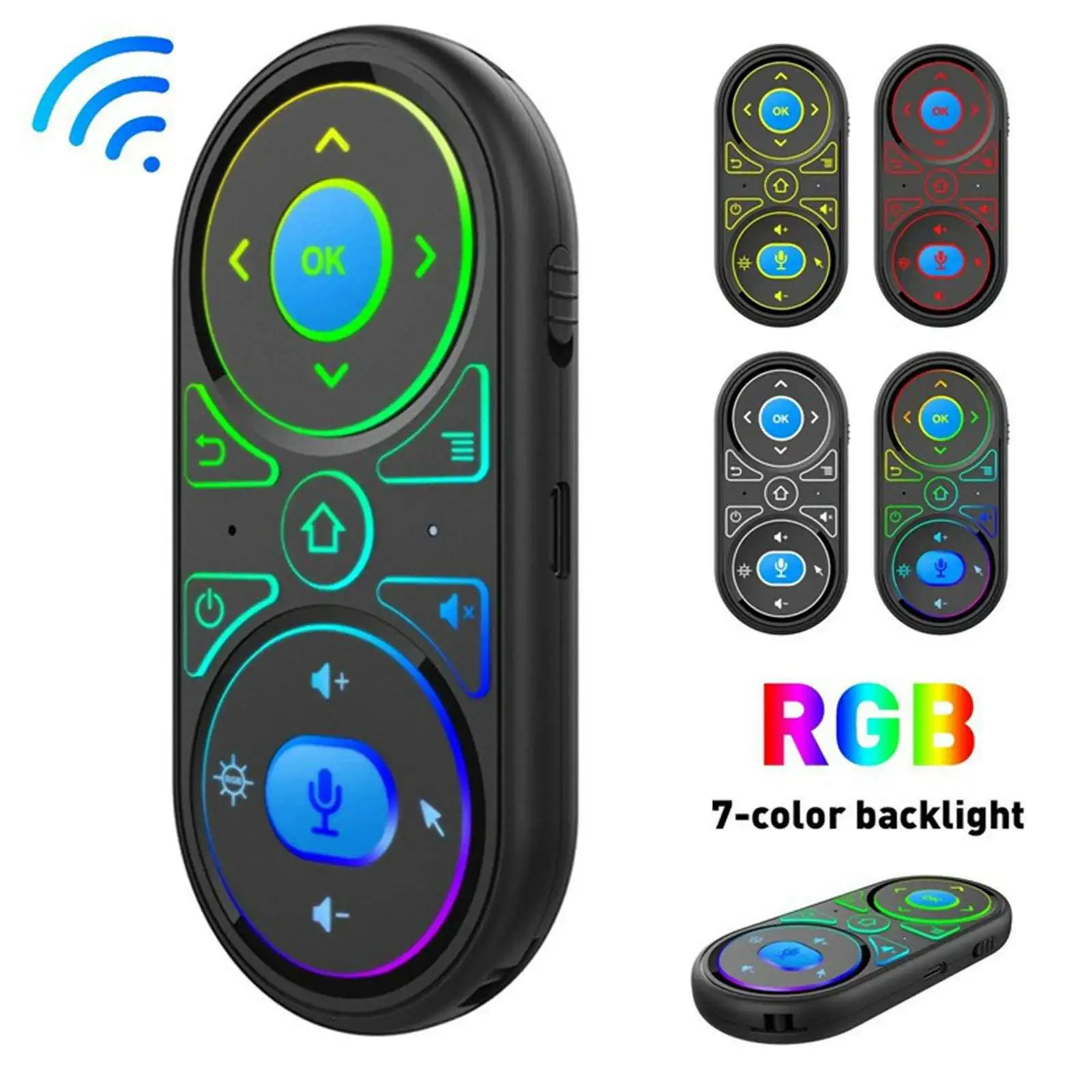 G11 Voice Remote Control Universal with Backlit 2.4G Wireless USB Receiver Smart Mouse for Media Player Learning Htpc Projector