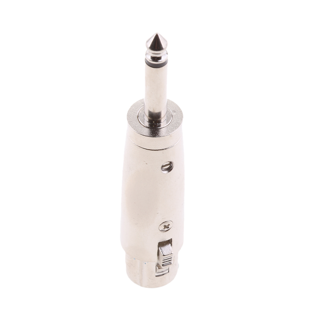 3 Pin XLR Female Connector to 6.3mm Male Connector Adapter A