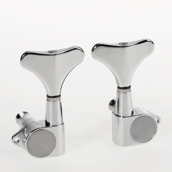 2Pairs Chrome Sealed Bass Tuning Pegs Tuners Machine Heads 2L 2R NEW
