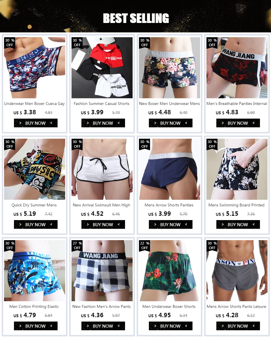 BRAVE PERSON Men Homewear Sexy Home Shorts Solid Trunks Mens Casual Male Panties Short Pants mens casual shorts