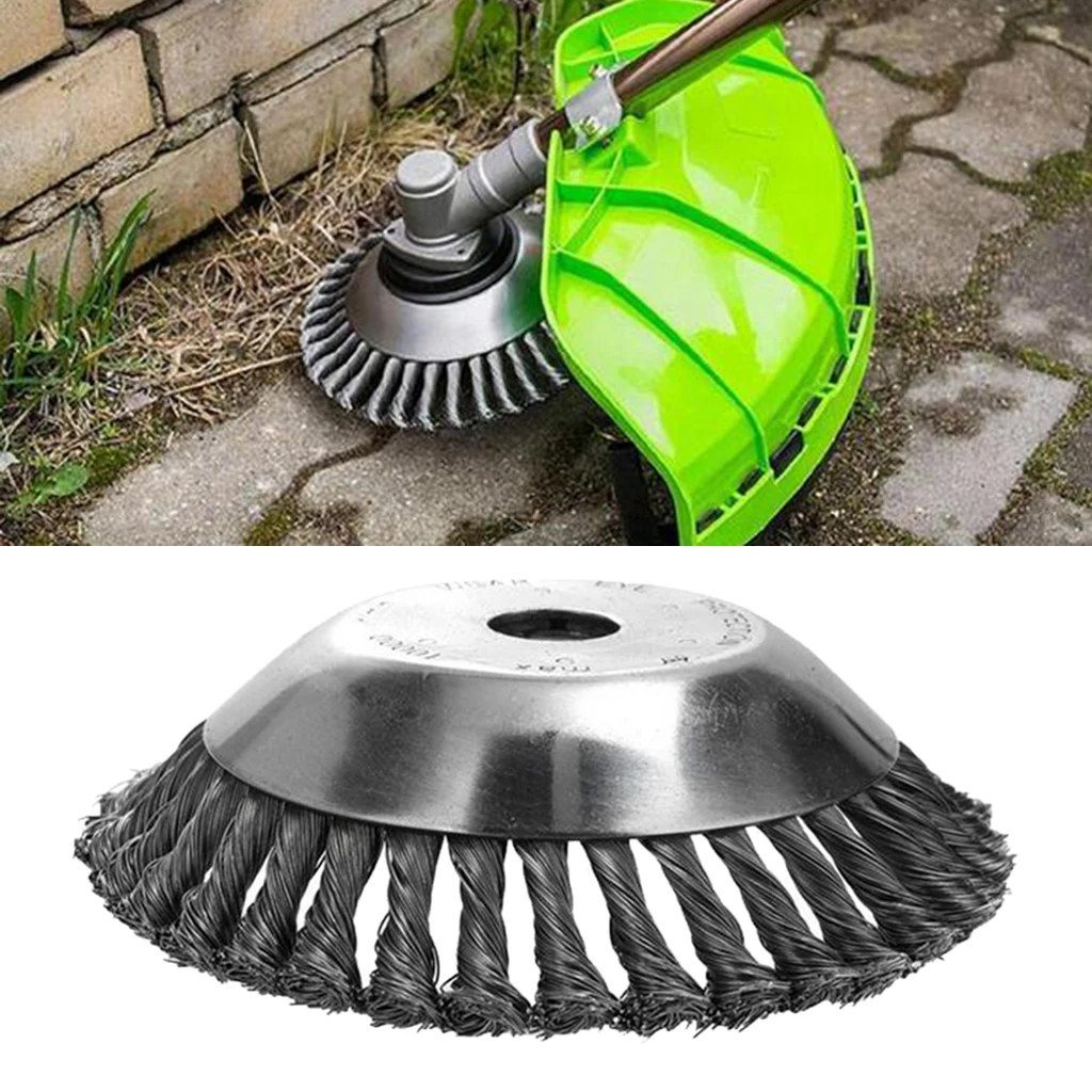 Weed Steel Wire Trimmer Head Plants Grass Cleaning Lawn Mower Supplies 6inch Garden Weeding Tools Replace Parts