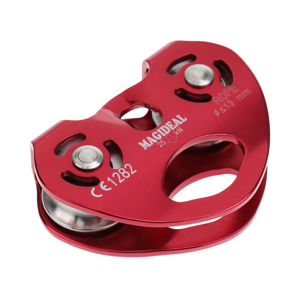 High  ​​ Trolley Rock Climbing Double Pulley 25KN 5600Lb