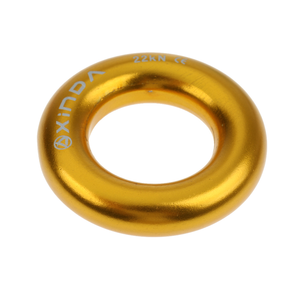 Description Picture 4 of itemMagiDeal Hot Sale 22KN Aluminum Rappel Ring Bail-Out Rappelling Rigging Climbing  Caving Survival Equipment Travel Kits