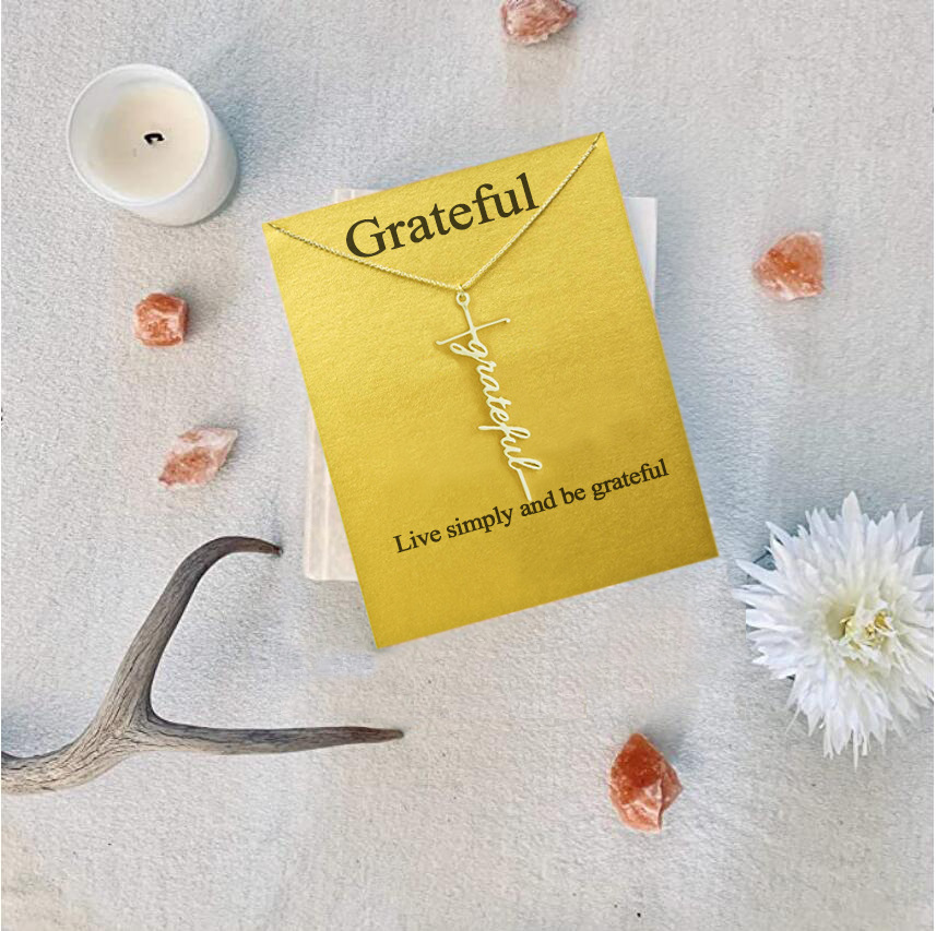 Glauben Kreuz Halskette Hoffen Glauben Graceful Gesegnet Vertrauen Fearless Anhänger Halskette Religiöse Personalisierte Schmuck Geschenk für Frauen – Detail 12