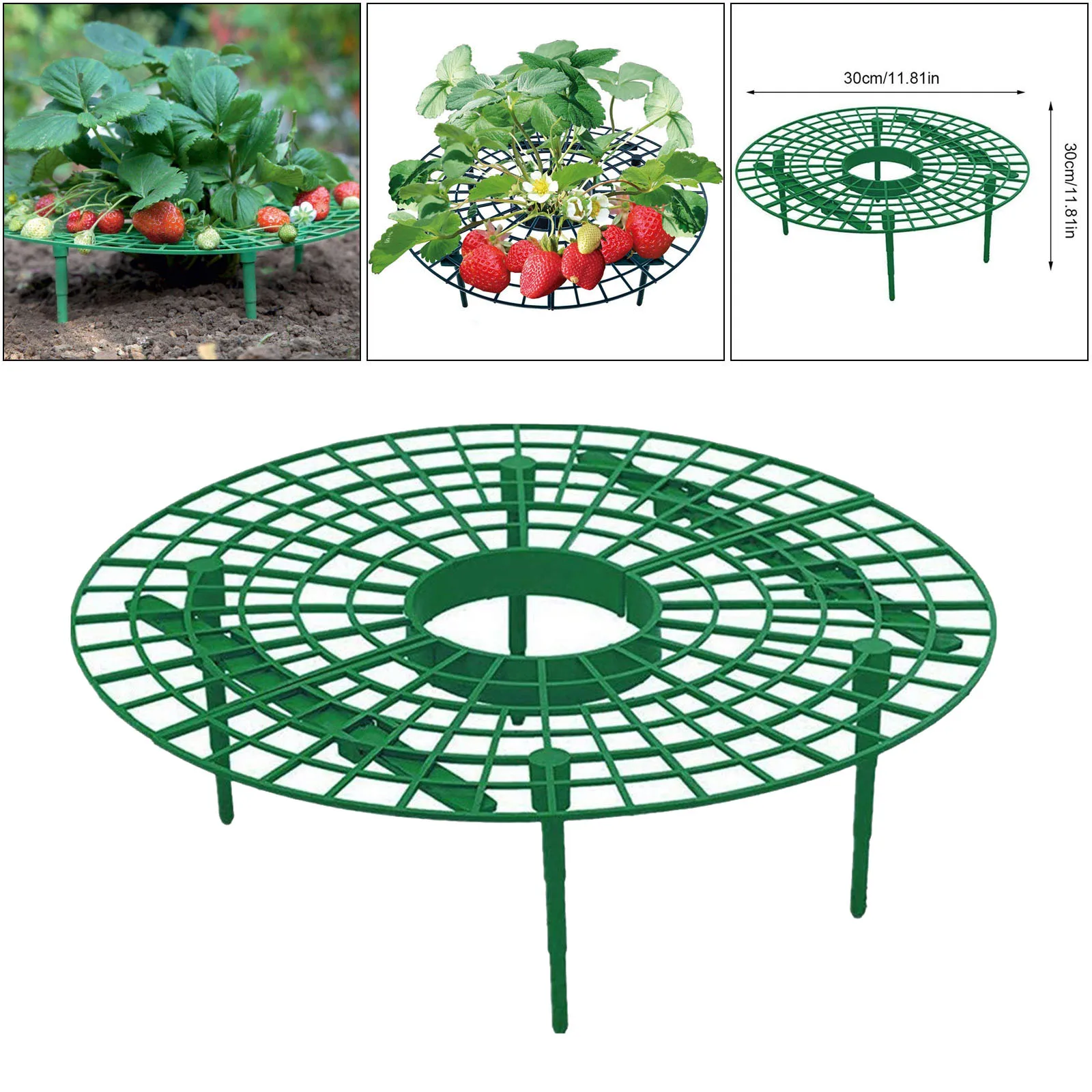 Strawberry Stand Frame Fruit Vegetable Support Growing Rack Vine Pillar Lightweight Gardening Stand