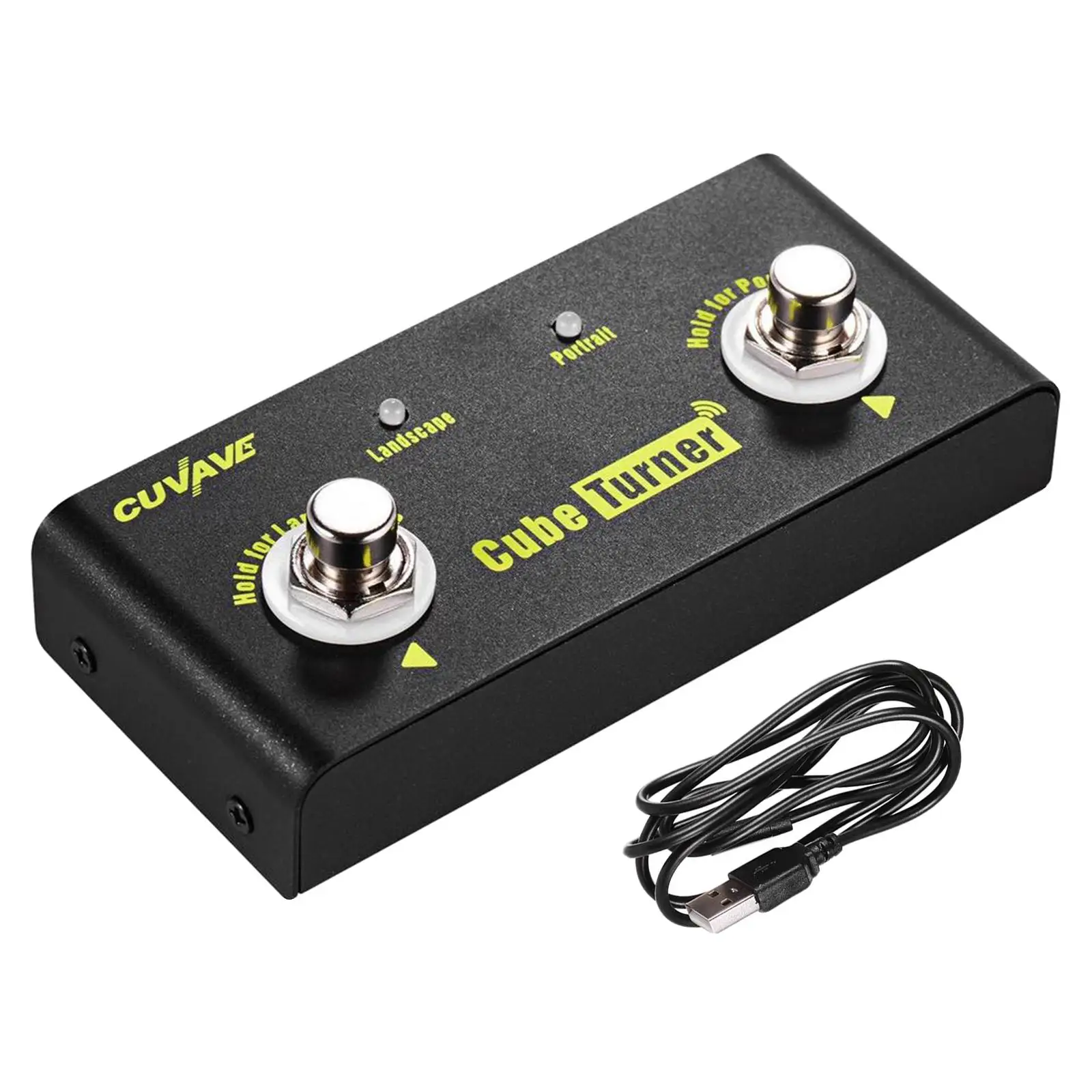 Wireless Page Tuner Pedal Guitar Effect Pedal Page Turner Pedal for Guitar Looper Smartphones Tablets