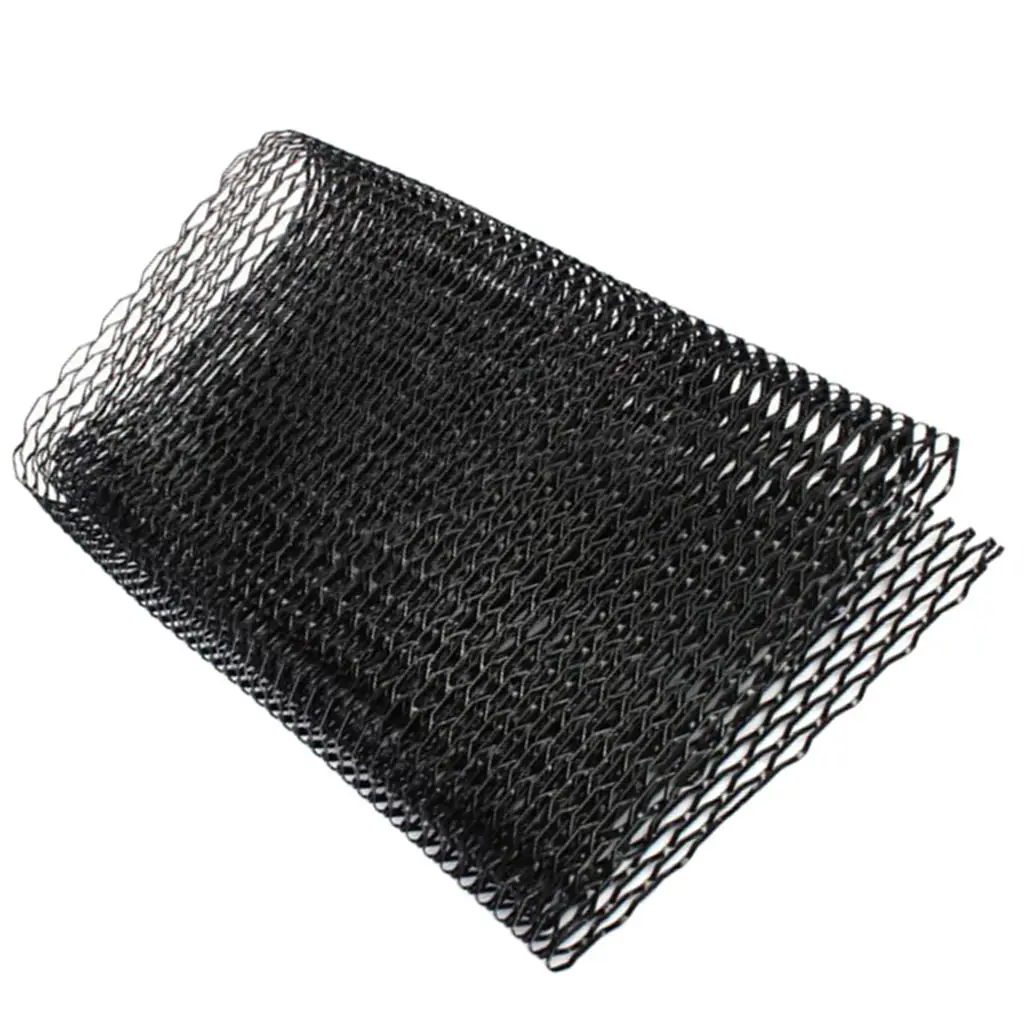 1 Pcs 40x13 Inch Car Grille Mesh Net Sheet Aluminum Alloy Sea Gull Shape Grill Cover 0.31x0.98 Inch Aluminum Alloy