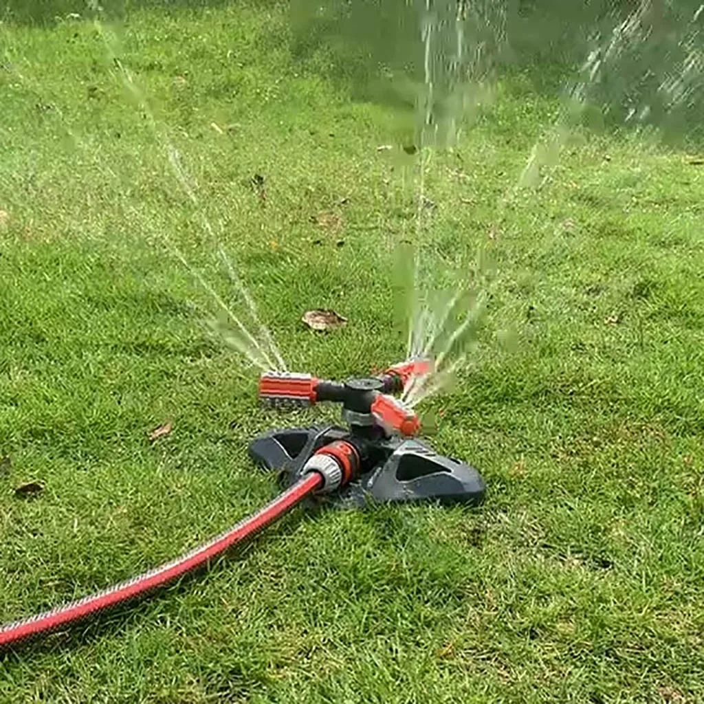 360° Rotating Adjustable Water Sprinkler Lawn Garden Yard Impulse Irrigation 
