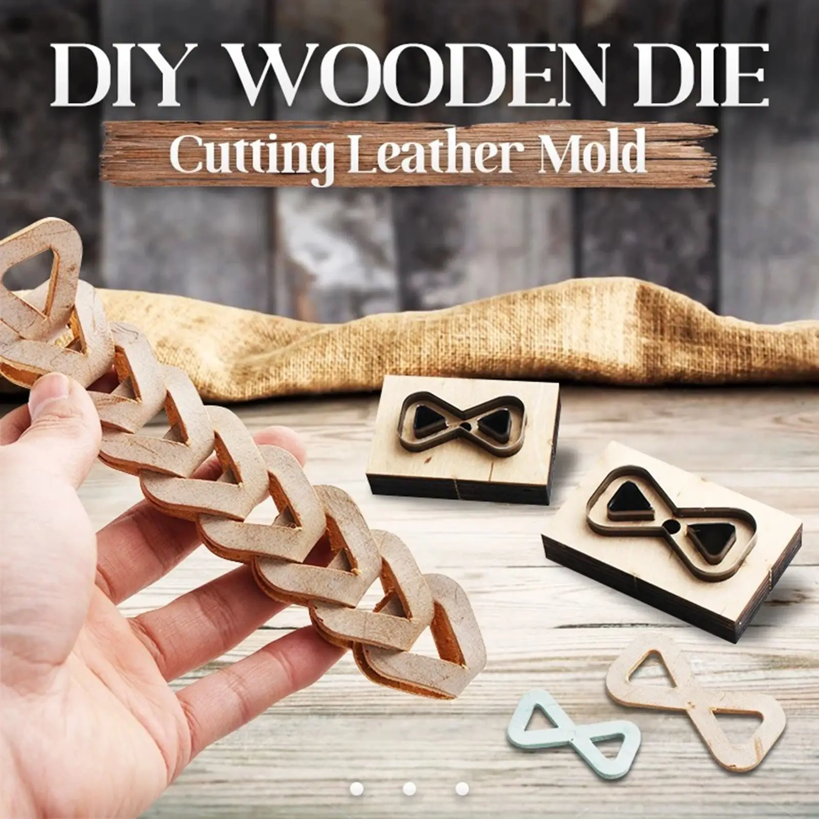 Multh-Purpose Cutting Dies Leather Mold Die Cuts Wooden Die Cutting Leather Mold Tool Cutting Mould Cutter Leather Cutting Tools