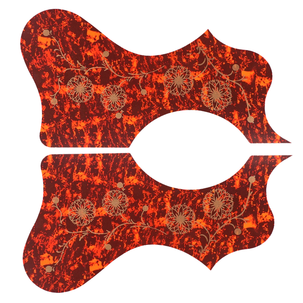 2pcs 41in Acoustic Guitar Pickguard Anti-scratch Plate Parts Left/Right Hand