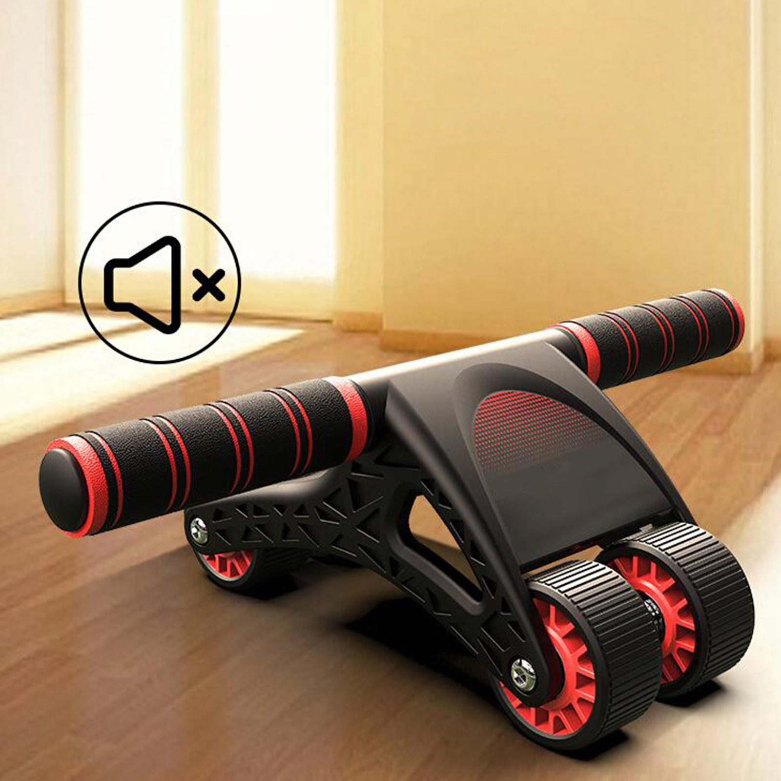 Home Gym  Wheel Abdominal Fitness Exercise Equipment 