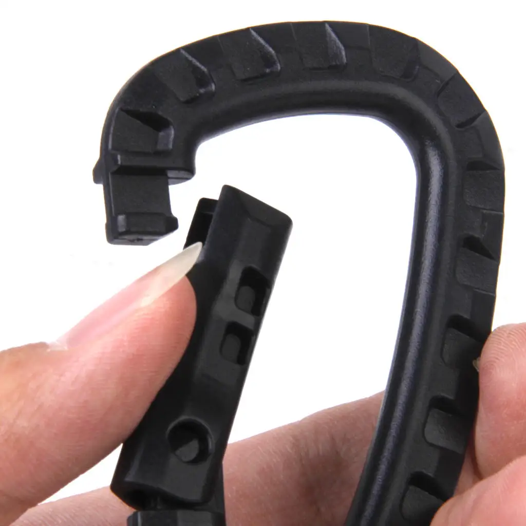 High Strength Carabiner Snap Clip Water Bottle Hook Holder for Camping Hiking Climbing Accessories