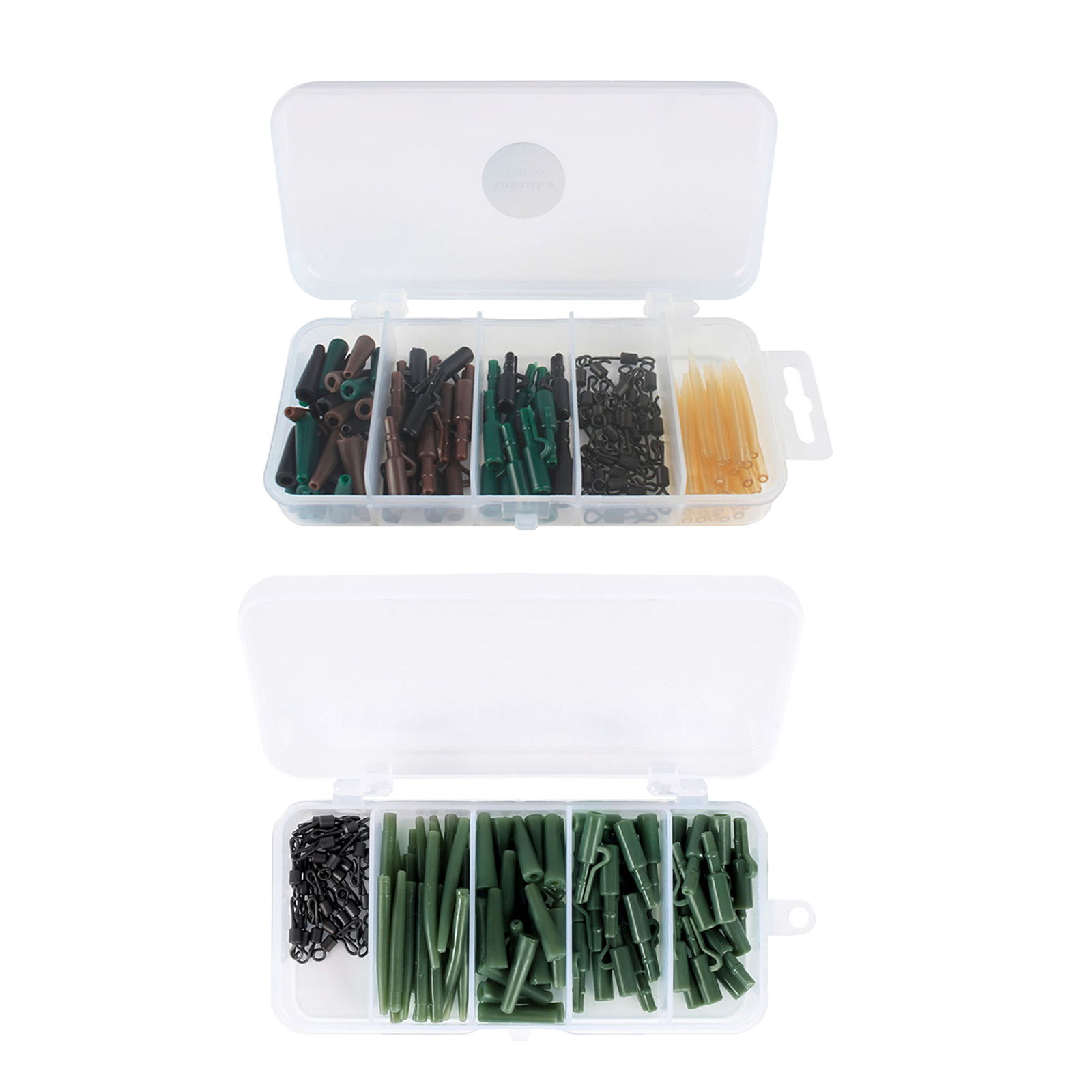 120pcs Carp Fishing Tackle Kit Anti   Sleeves Tail Rubber Tubes Baiting Tackle Accessories Carp Fishing Accessories Box Kit