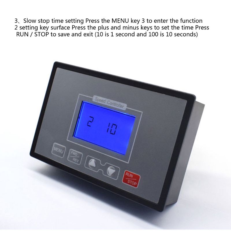 Controlador de Velocidade do Motor Inteligente Display Digital Adjustable 100% Ajustável 60a Pwm dc T3ea Lcd 0 23 Cheap Controlador do motor