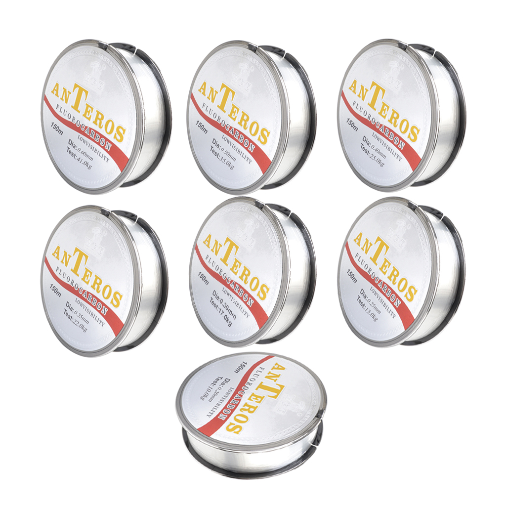 150m Fluorocarbon Coated Fishing Line Leader Line Low Stretch for Saltwater Freshwater Trout Carp Fishing Accessories